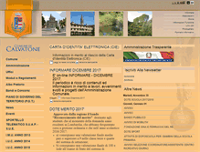Tablet Screenshot of comune.calvatone.cr.it